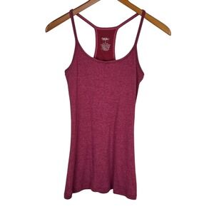 Vintage Y2K Mossimo Razorback Tank Medium Layering Red Bra Spaghetti Straps